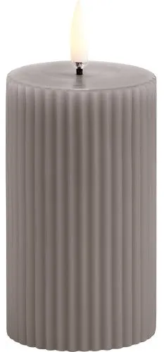 LED uritettu loistekynttilä, Sandstone, Smooth, 5,8x10 cm Sandstone