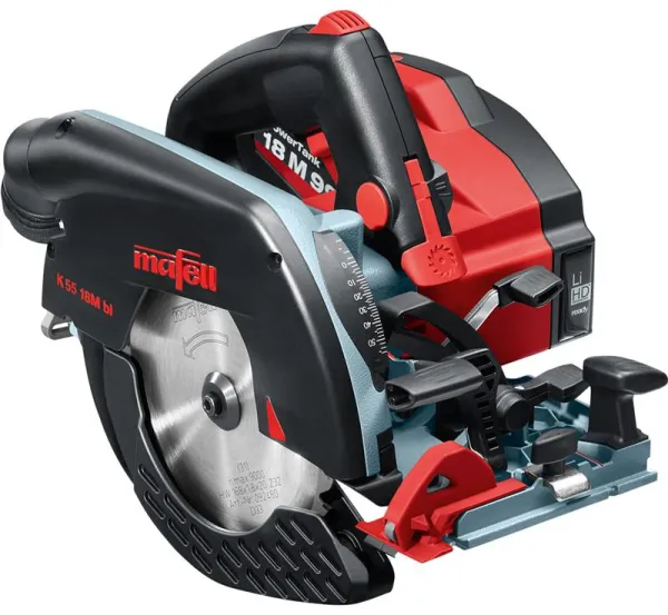 Akkupyörösaha Mafell K 55 18M bl PURE T-MAX -laatikossa