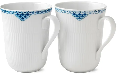 Royal Copenhagen Prinsesse muki - 33 cl - 2 kpl